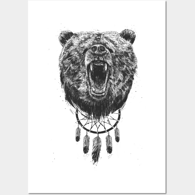 Don't wake the bear Wall Art by soltib